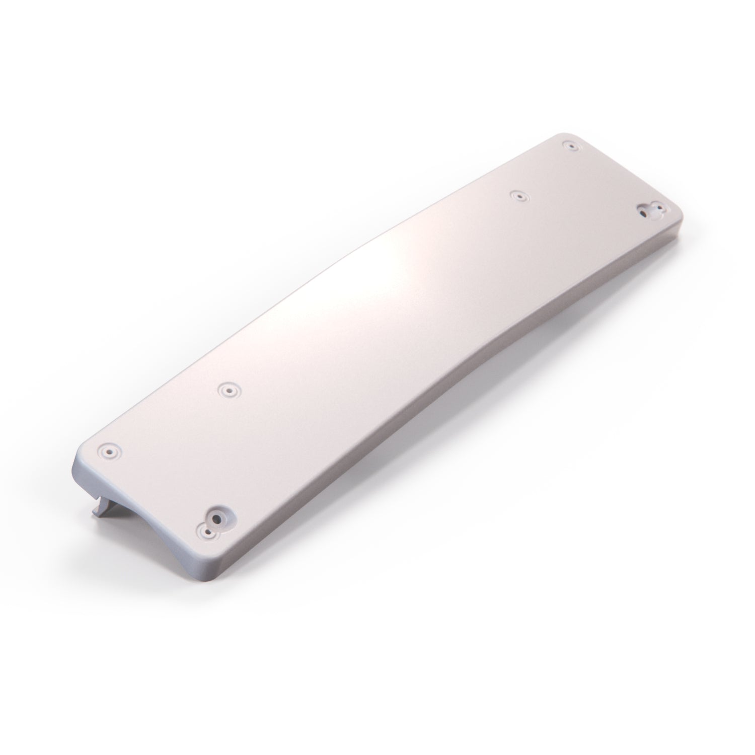 Mercedes R129 Front License Plate Pad Prelift Europe A1298850081 - Brillantsilber Metallized (Brilliant Silver Metallic)