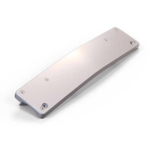 Mercedes R129 Front License Plate Pad Prelift Europe A1298850081 - Brillantsilber Metallized Mat (Brilliant Silver Metallic Mat)