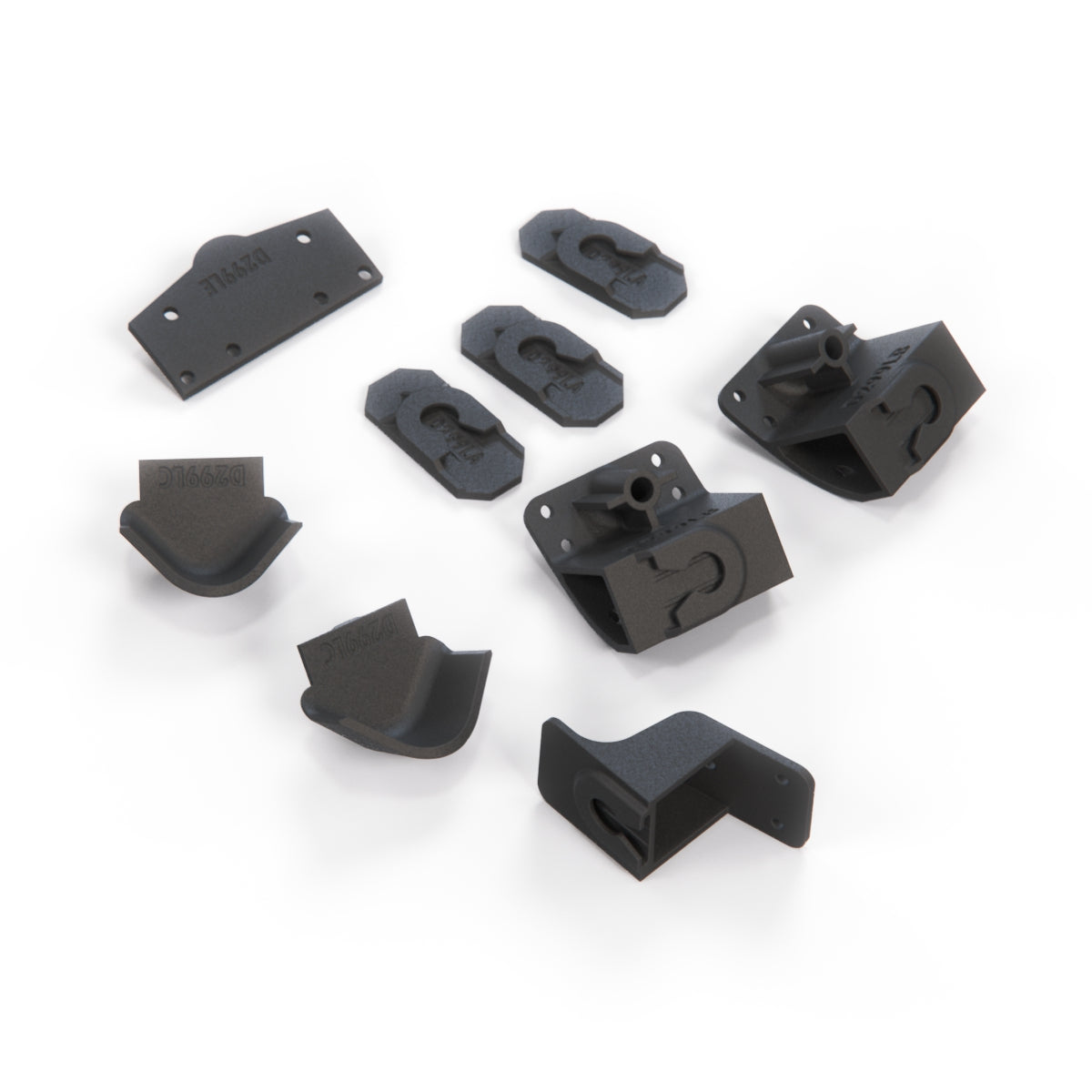 Mercedes R129 Interior Door Panel Clips Position Set Of 9 Kit links/rechts Door schwarz