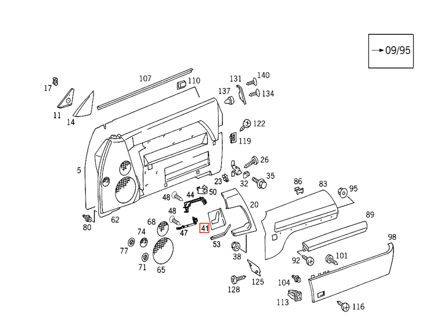 Mercedes R129 Pre Lift NEW Seat Switch Panel Verkleidung Set Of 2 Genuine Carbon A1297200122 / A1297200222