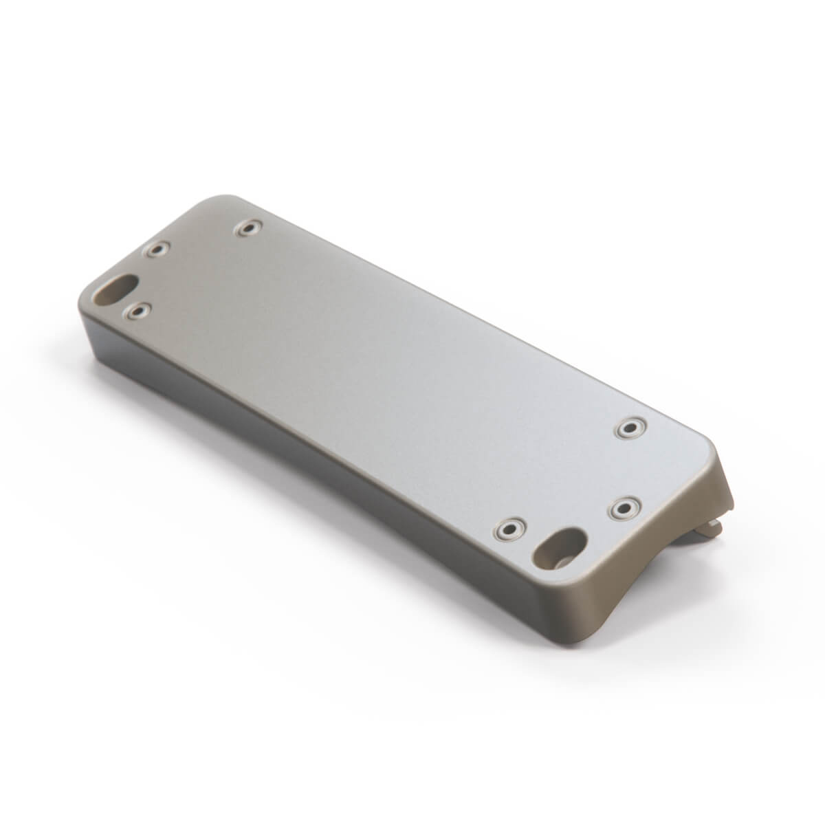 Mercedes R129 Prelift Front Bumper License Plate Holder CH Switzerland A1298850281 - Rauchsilber Metallized Mat (Smoky Silver Metallic Mat)