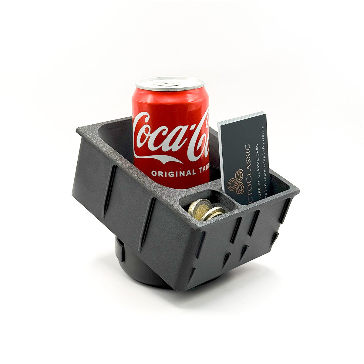 Mercedes R129 SL Custom Cup Holder With Containers - Replacement for Center Console Storage Box