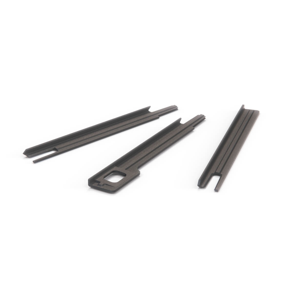 Mercedes R129 SL Facelift Door Panel Repair Kit Mounting Rail schwarz