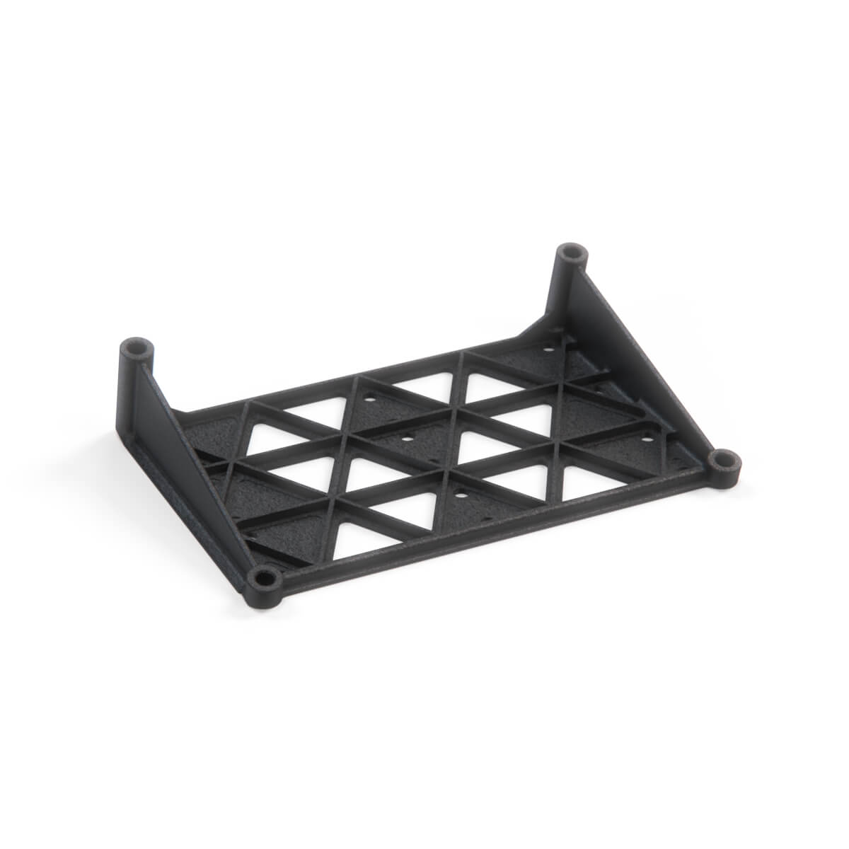 Mercedes R129 Trunk Lid License Plate Bracket Spacer Frame schwarz