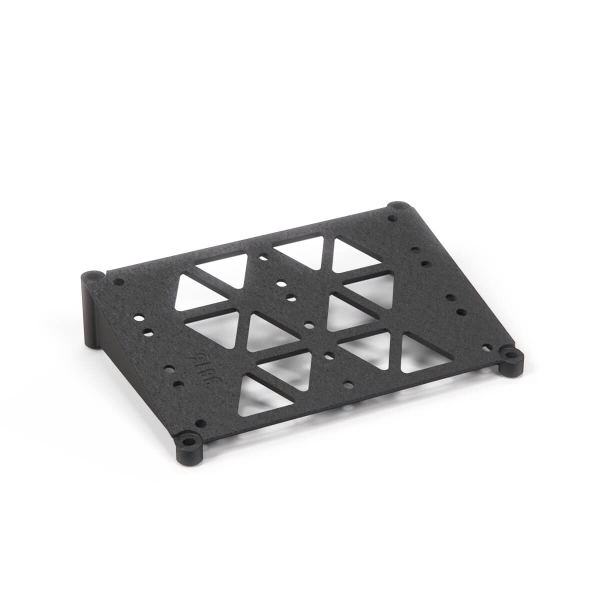 Mercedes R129 Trunk Lid License Plate Bracket Spacer Frame schwarz