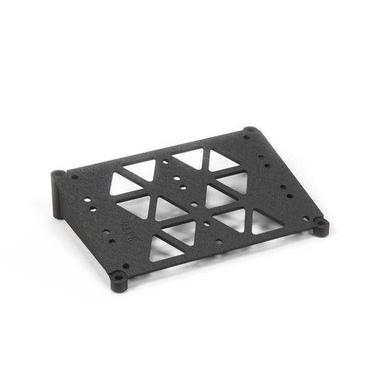 Mercedes R129 Trunk Lid License Plate Bracket Spacer Frame schwarz