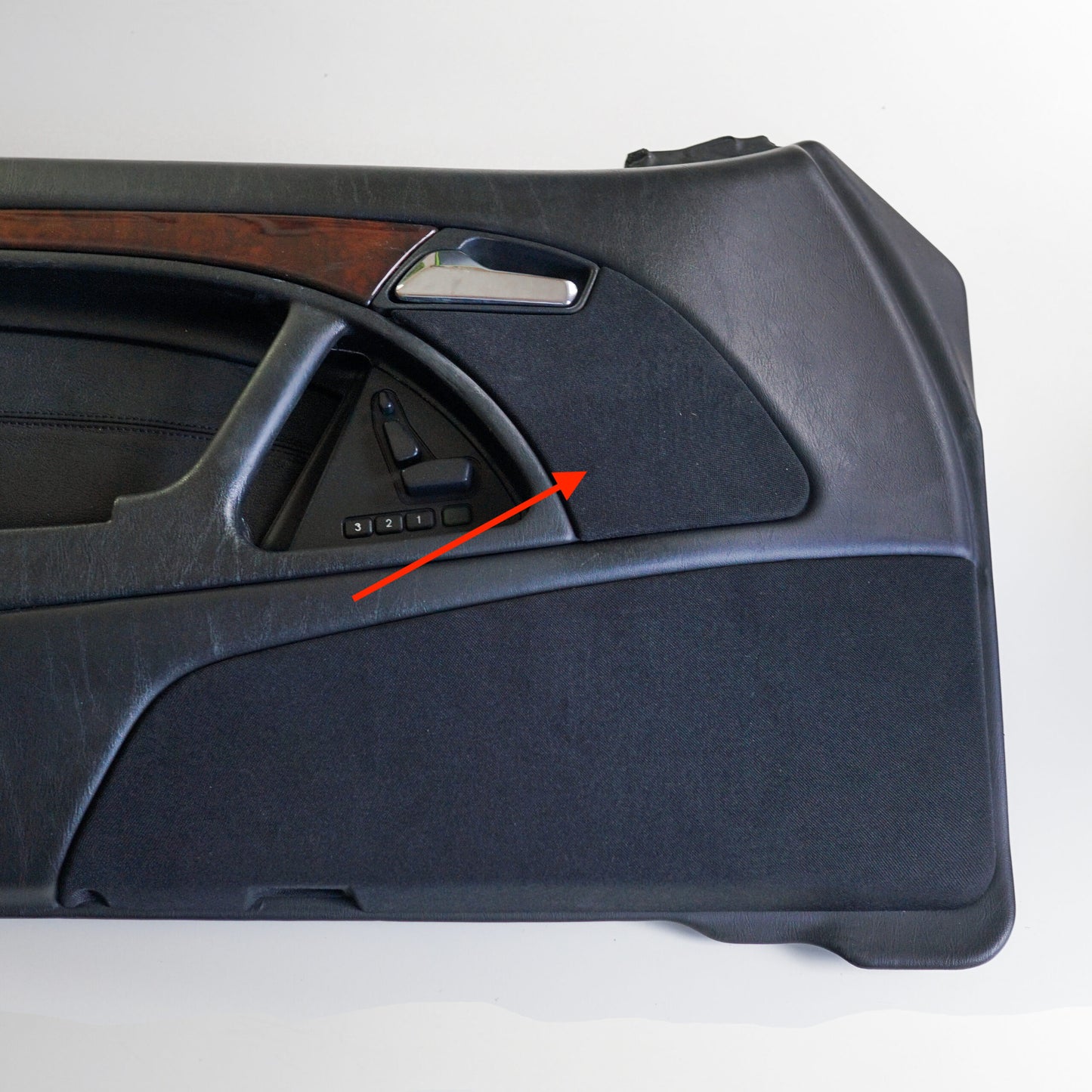 Mercedes R129 Upper Door Speaker Abdeckung links/rechts With Mesh A1297273588 / A1297273688