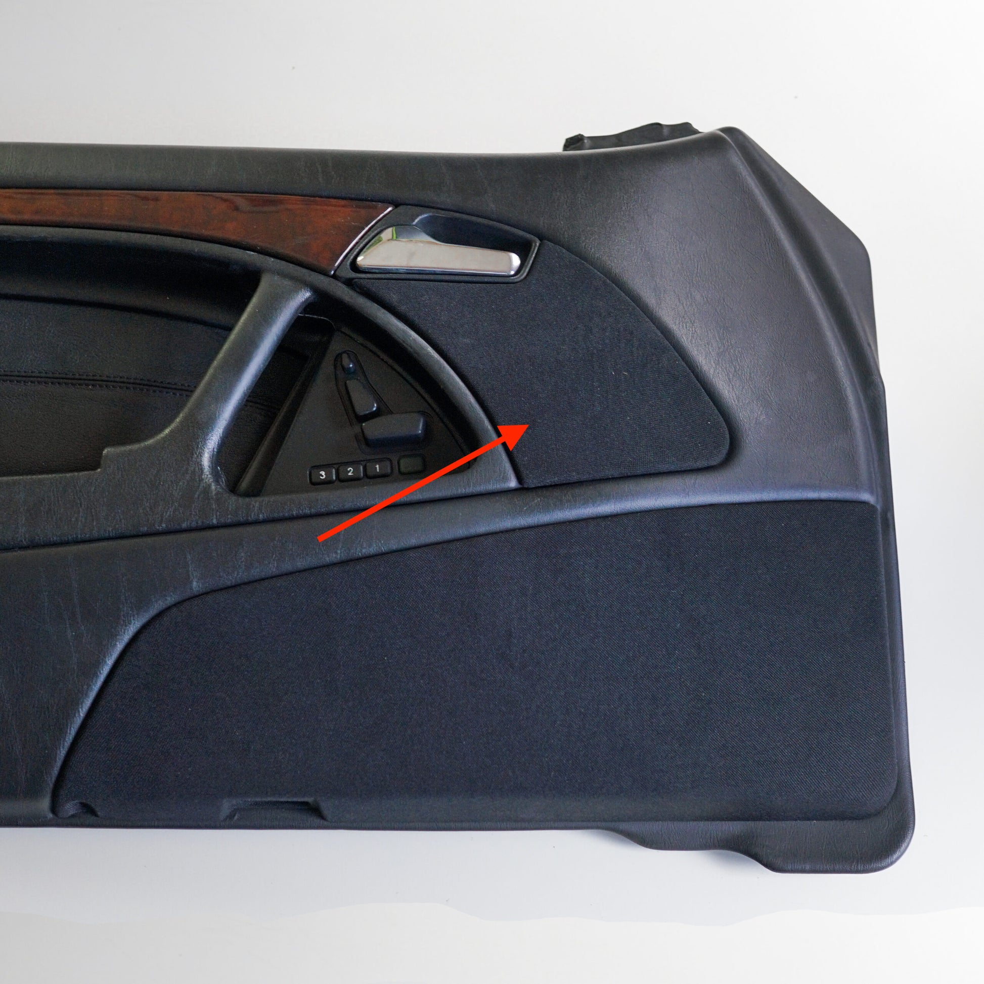 Mercedes R129 Upper Door Speaker Abdeckung links/rechts With Mesh A1297273588 / A1297273688