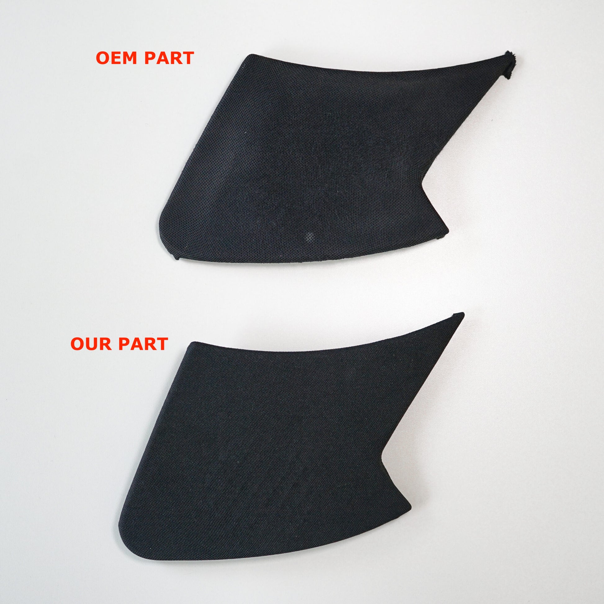 Mercedes R129 Upper Door Speaker Abdeckung links/rechts With Mesh A1297273588 / A1297273688
