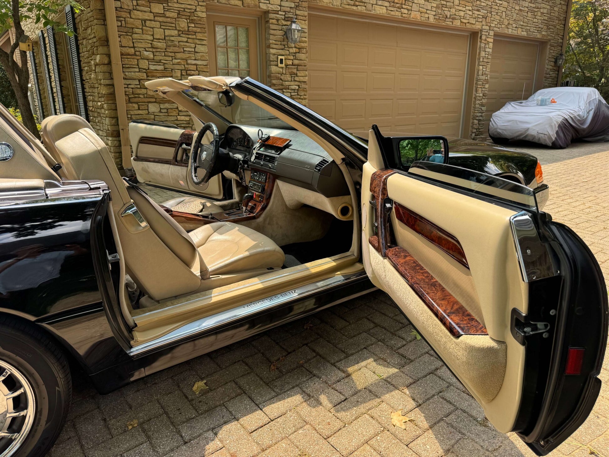 Mercedes R129 Center Console Verkleidung Bezel Wood Light Walnut / Dark Walnut 13 Versions A1296801739