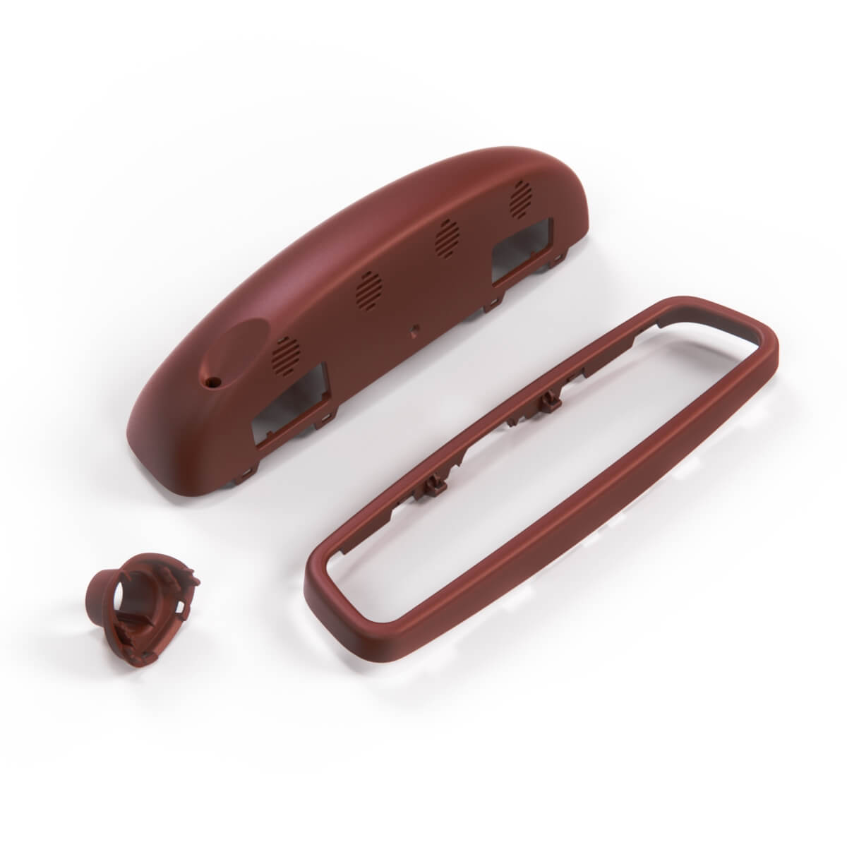 Mercedes R230 / W215 / W220 Rear - View Mirror Abdeckung – Complete A2208102017 A2208103517 (Version 1) - Berryrot