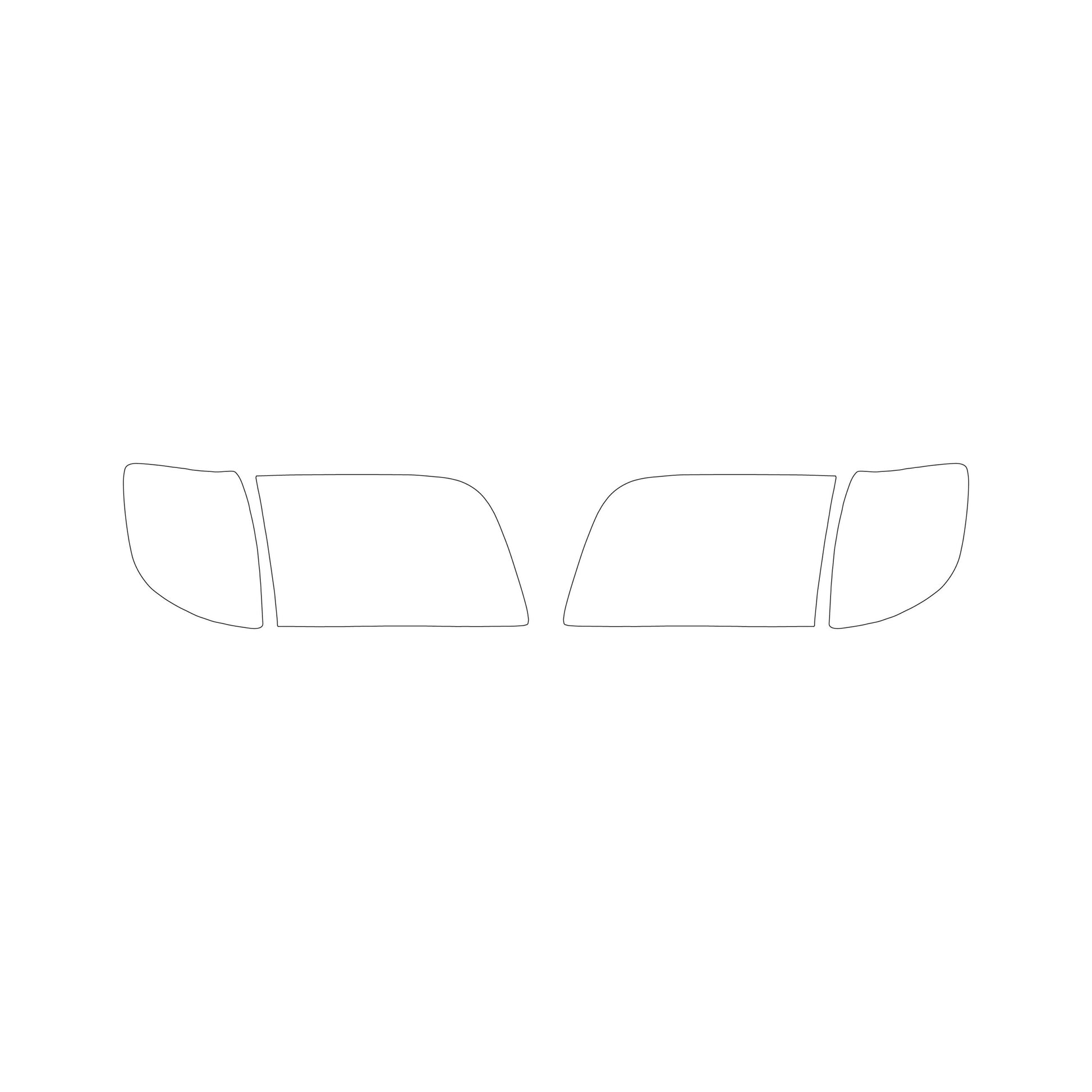 Mercedes S / SEL W140 HEADLIGHTS – 3M PRO Transparent PPF Paint Protection Film Precut – Set Of 2 Left And Right