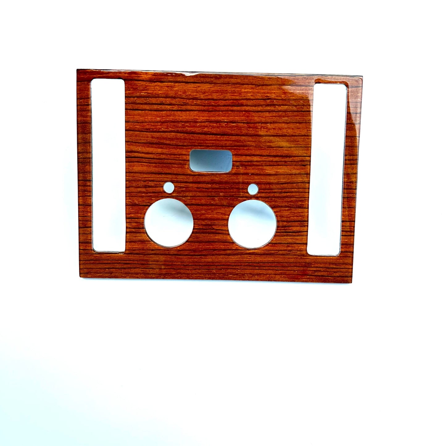Mercedes SL R107 W107 Heater Console Control Panel Wood Verkleidung Zebrano / Walnut