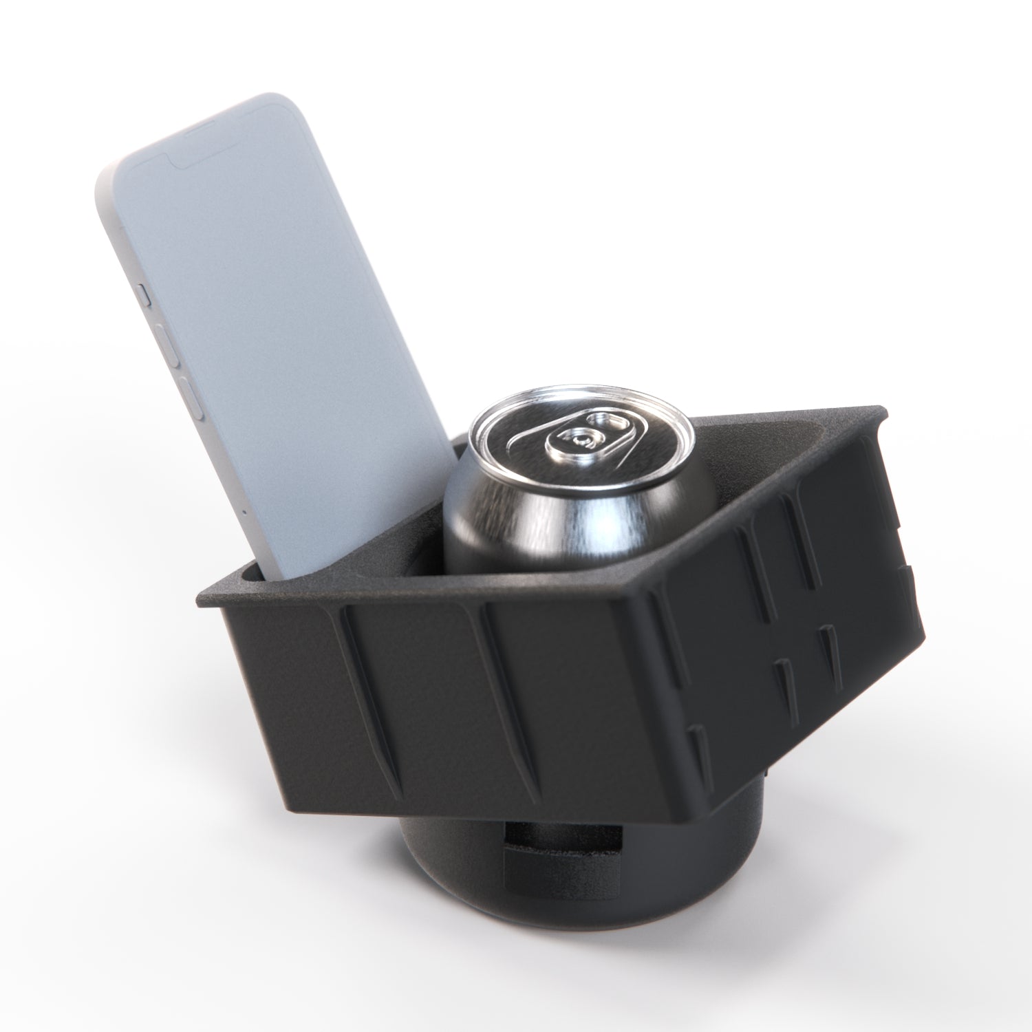 Mercedes R129 SL Custom Cup Holder And Mobile Phone Holder - Cupholder Replacement for Center Console Storage Box