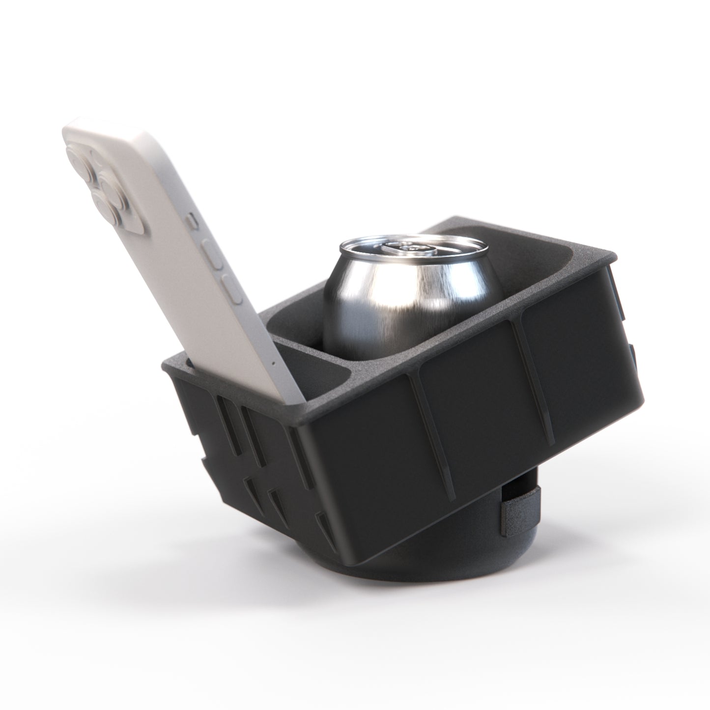 Mercedes R129 SL Custom Cup Holder And Mobile Phone Holder - Cupholder Replacement for Center Console Storage Box