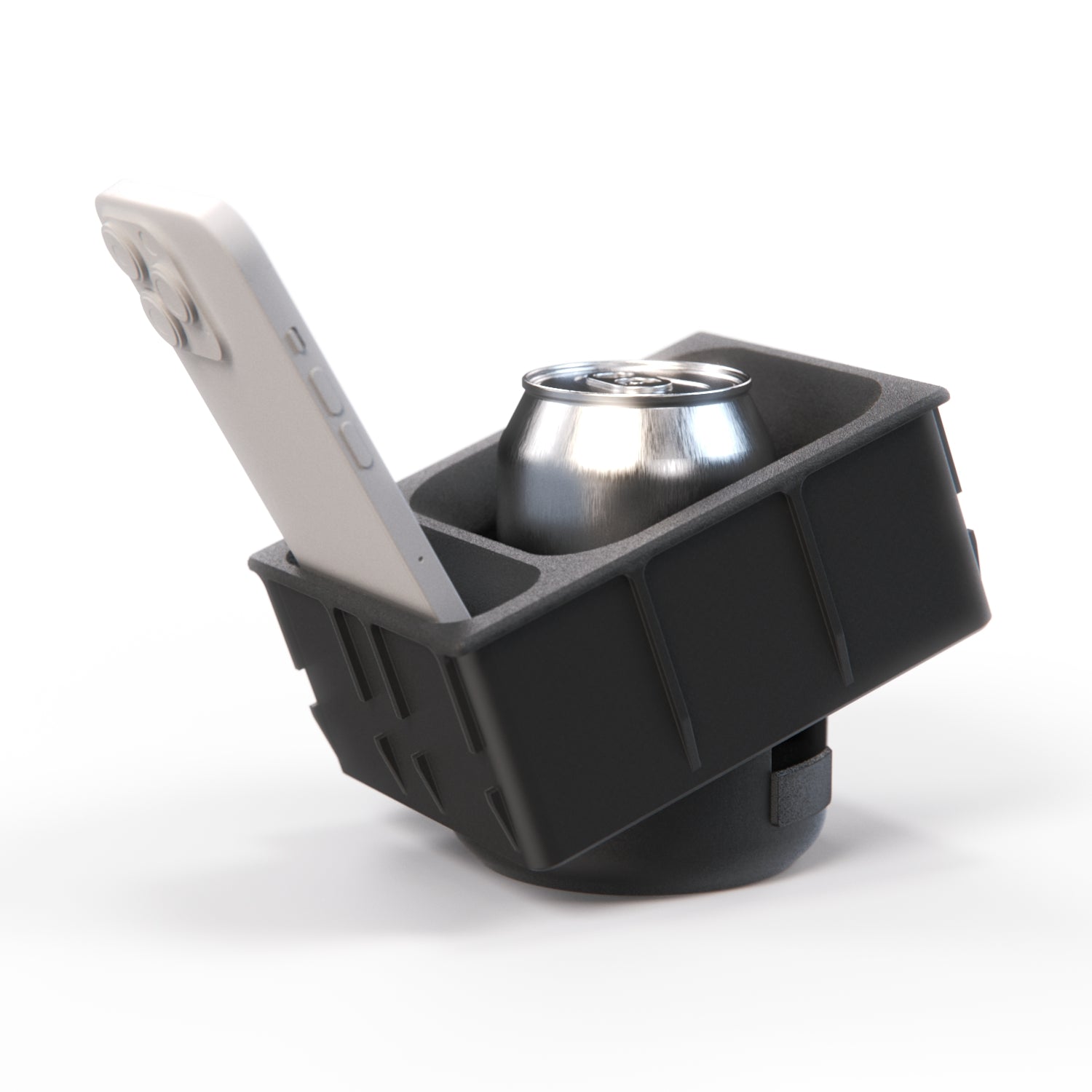 Mercedes R129 SL Custom Cup Holder And Mobile Phone Holder - Cupholder Replacement for Center Console Storage Box