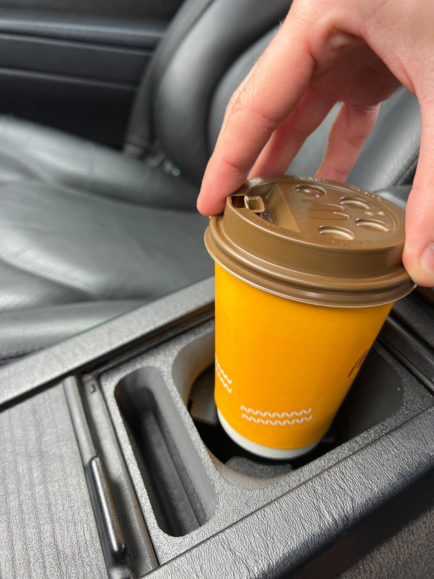 Mercedes R129 SL Custom Cup Holder And Mobile Phone Holder - Cupholder Replacement for Center Console Storage Box