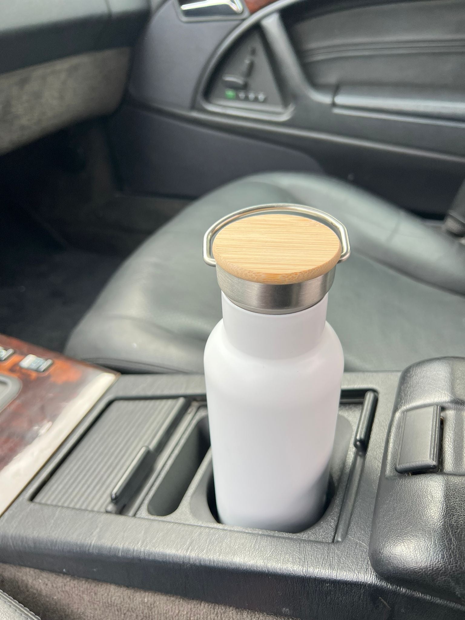 Mercedes R129 SL Custom Cup Holder And Mobile Phone Holder - Cupholder Replacement for Center Console Storage Box
