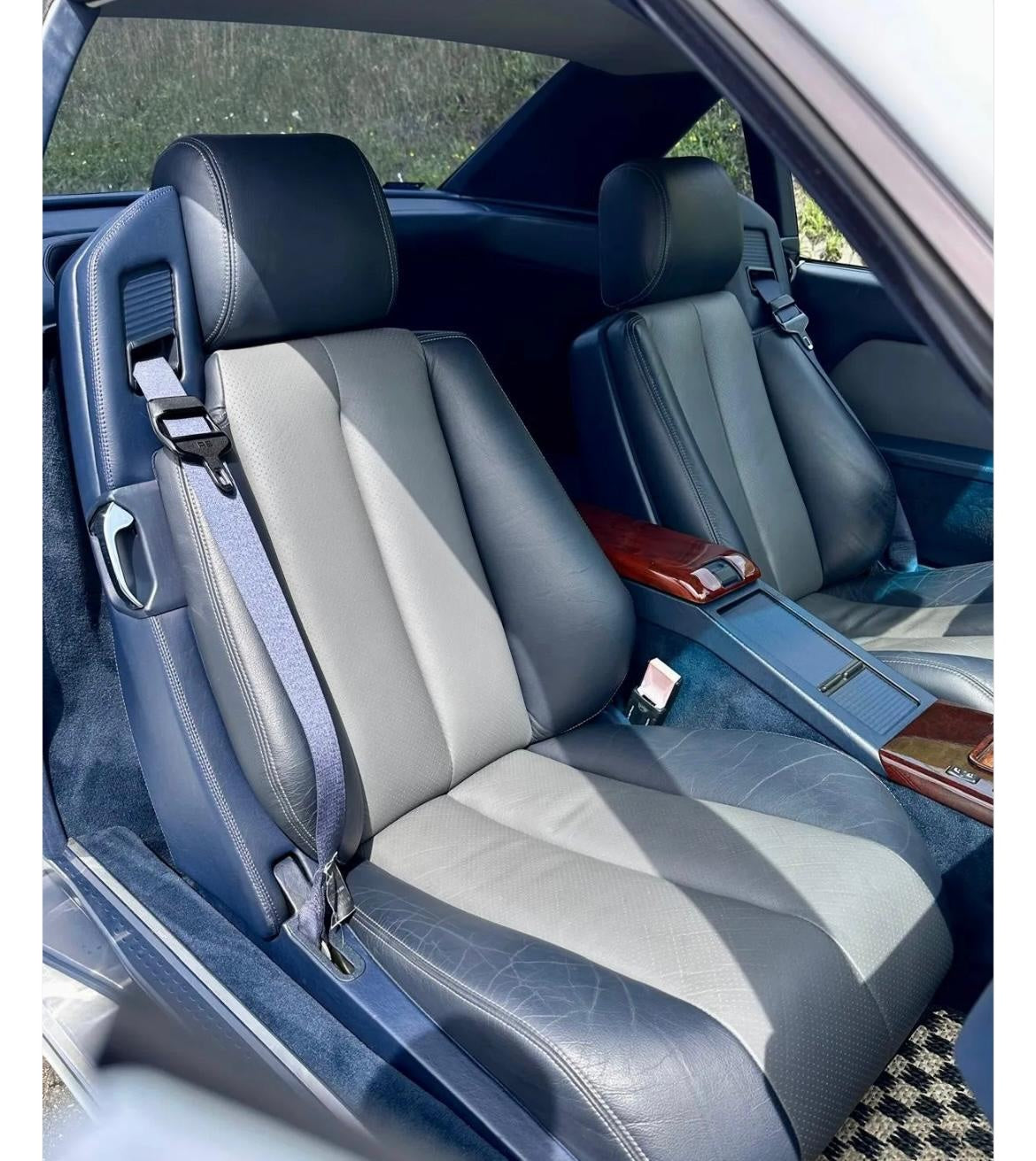 Mercedes SL R129 Eco Leather Seat Abdeckungs Two-Color Set Of 2