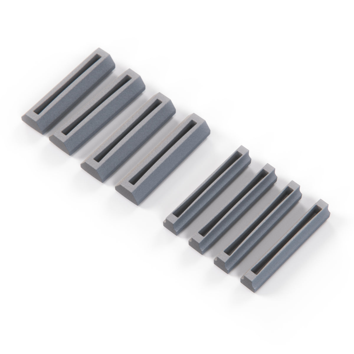 Mercedes SL SLC R107 Complete 1 Set Of Seat Rail Plastic Sliding Jaw A1079190424 A1079190324