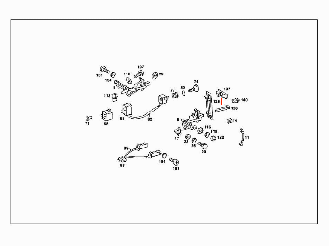 Mercedes W107 Heater Controls Abdeckung Set Of 2 A1078350521 / A1078350621
