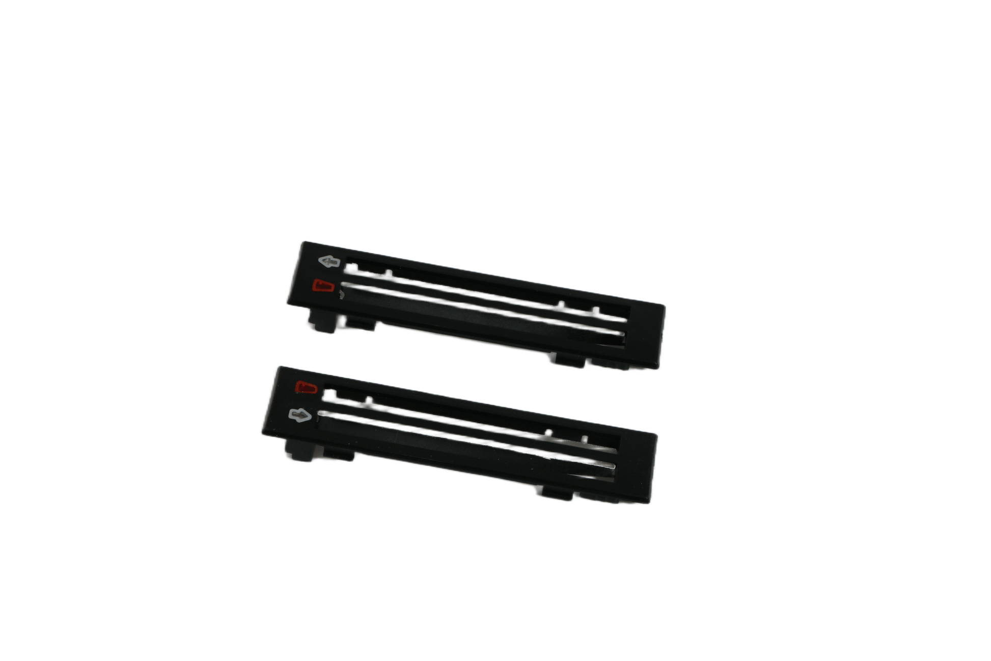 Mercedes W107 Heater Controls Abdeckung Set Of 2 A1078350521 / A1078350621