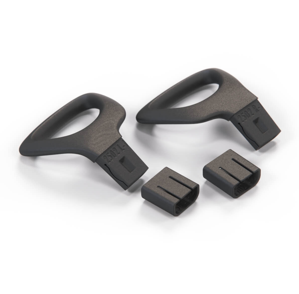 Mercedes W114 / W115 / W116 / W123 Seat Adjustment Lever Repair Kit Set Of 2 schwarz A1239100305 A1239100405
