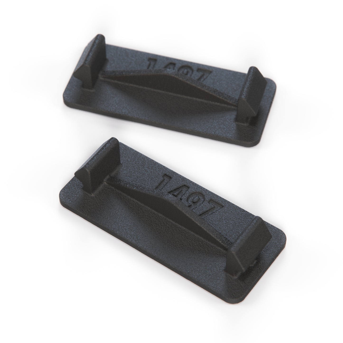 Mercedes W123 S123 C123 Center Console Switch Abdeckung Set Of 2 schwarz A1236831010