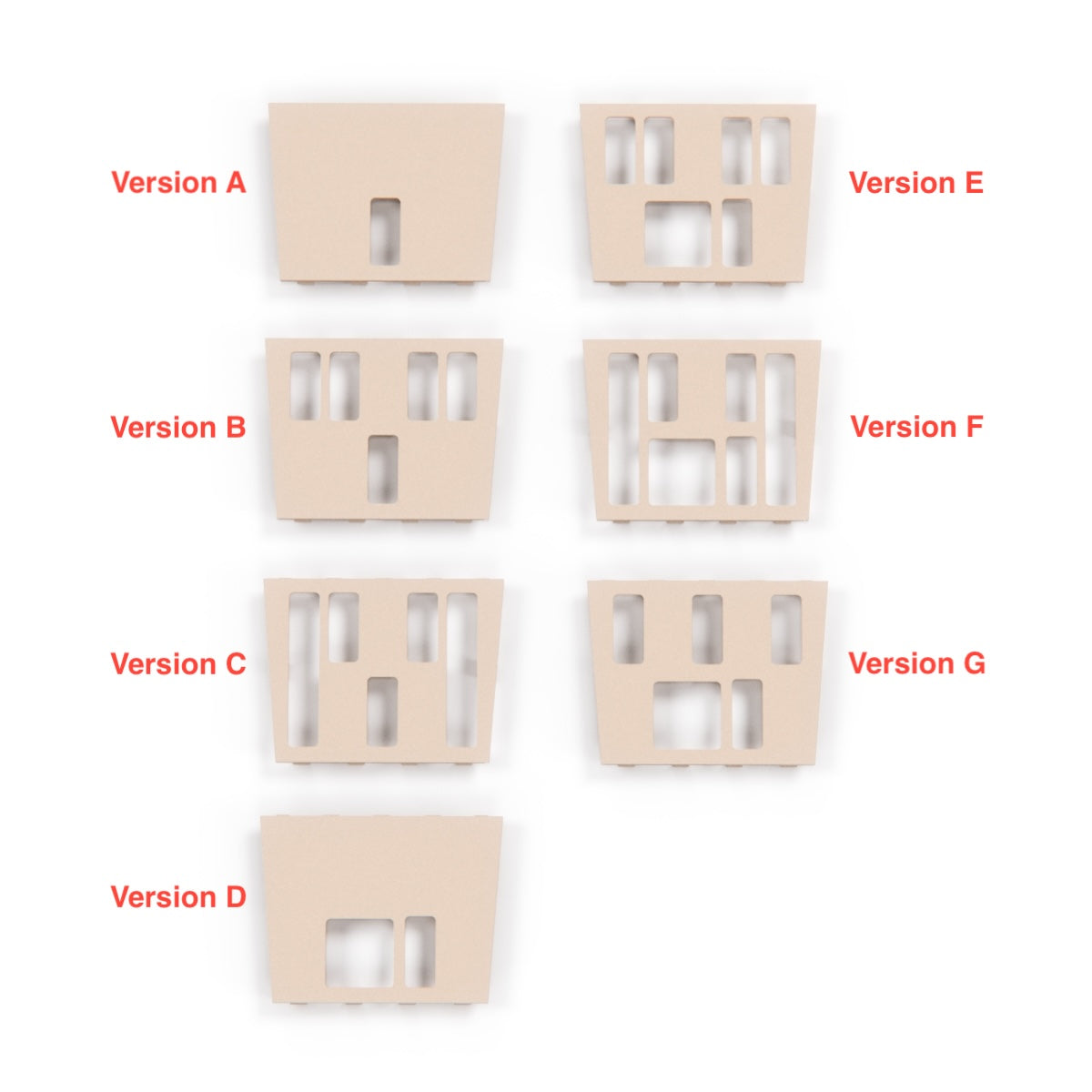 Mercedes W123 Centre Console Switches Panel Abdeckung Verkleidung