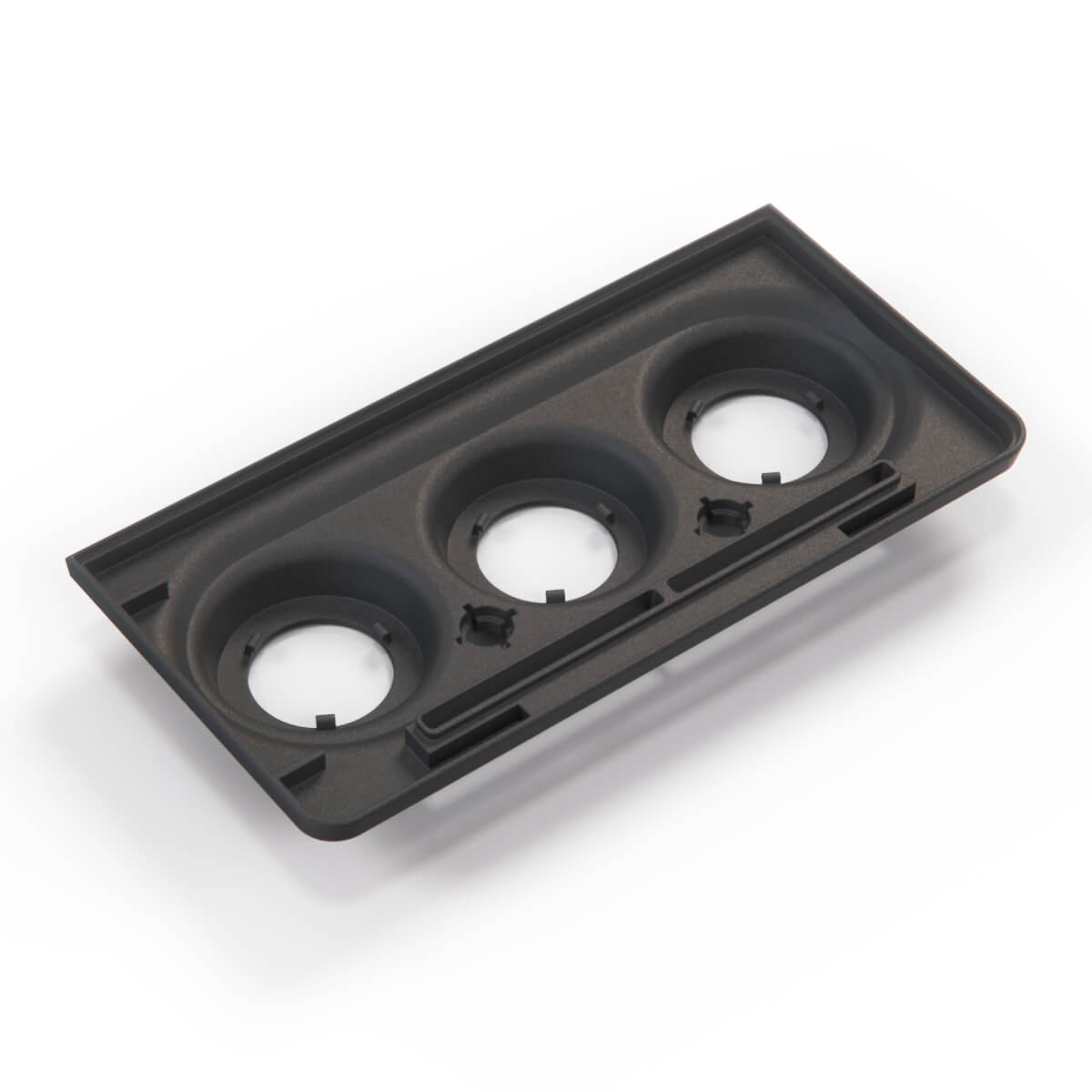 Mercedes W123 Heating And Ventilation Center Console Abdeckung Bracket schwarz A1236803307