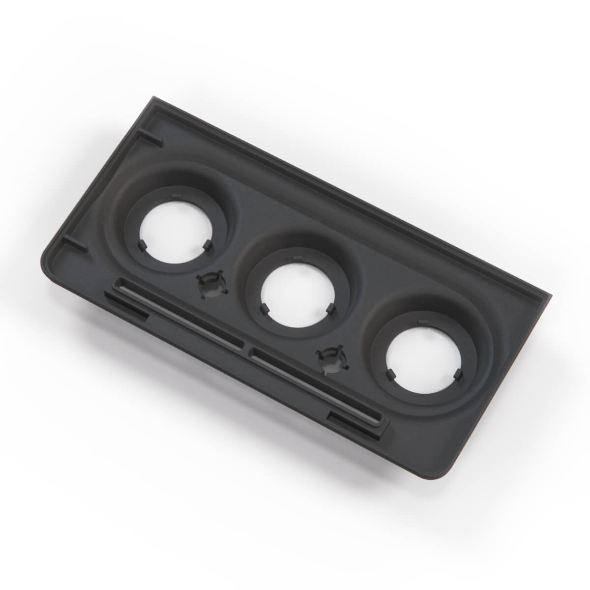Mercedes W123 Heating And Ventilation Center Console Abdeckung Bracket schwarz A1236803307