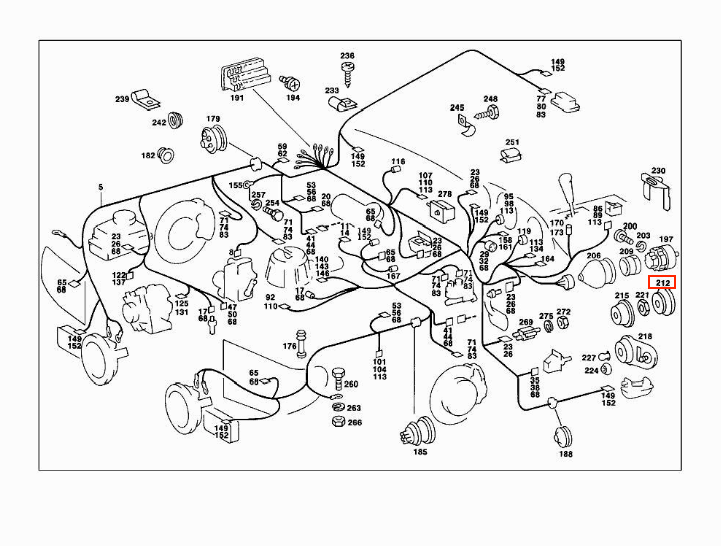 Mercedes W123 / W116 / R107 / W124 / W201 / W126 / W202 / R129 Headlight Switch Knopf A2025450081 / A1075450530