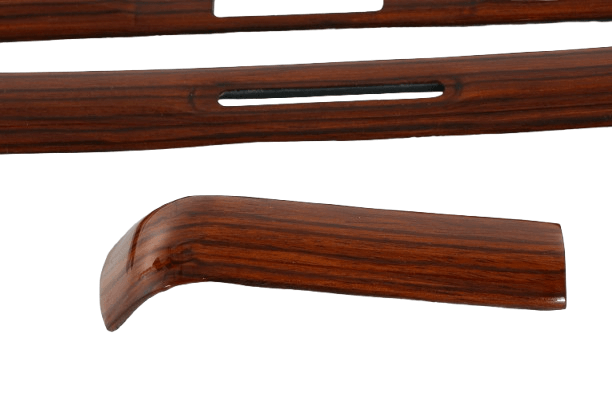 Mercedes W123 Wood Verkleidung Dashboard Zebrano LHD Set of 4 A1236801671 / A1236801071 / A1236801471 / A1236800871 / A1236801271