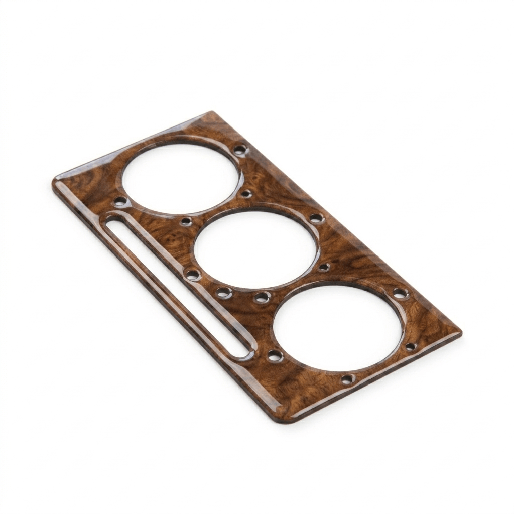 Mercedes W123 Wooden Manual Air Vent Console Verkleidung 2 Version 4 Wood Type A1236802307