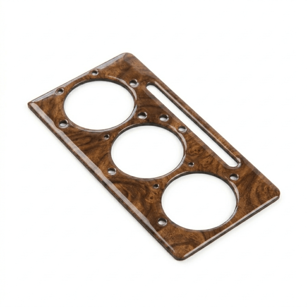 Mercedes W123 Wooden Manual Air Vent Console Verkleidung 2 Version 4 Wood Type A1236802307