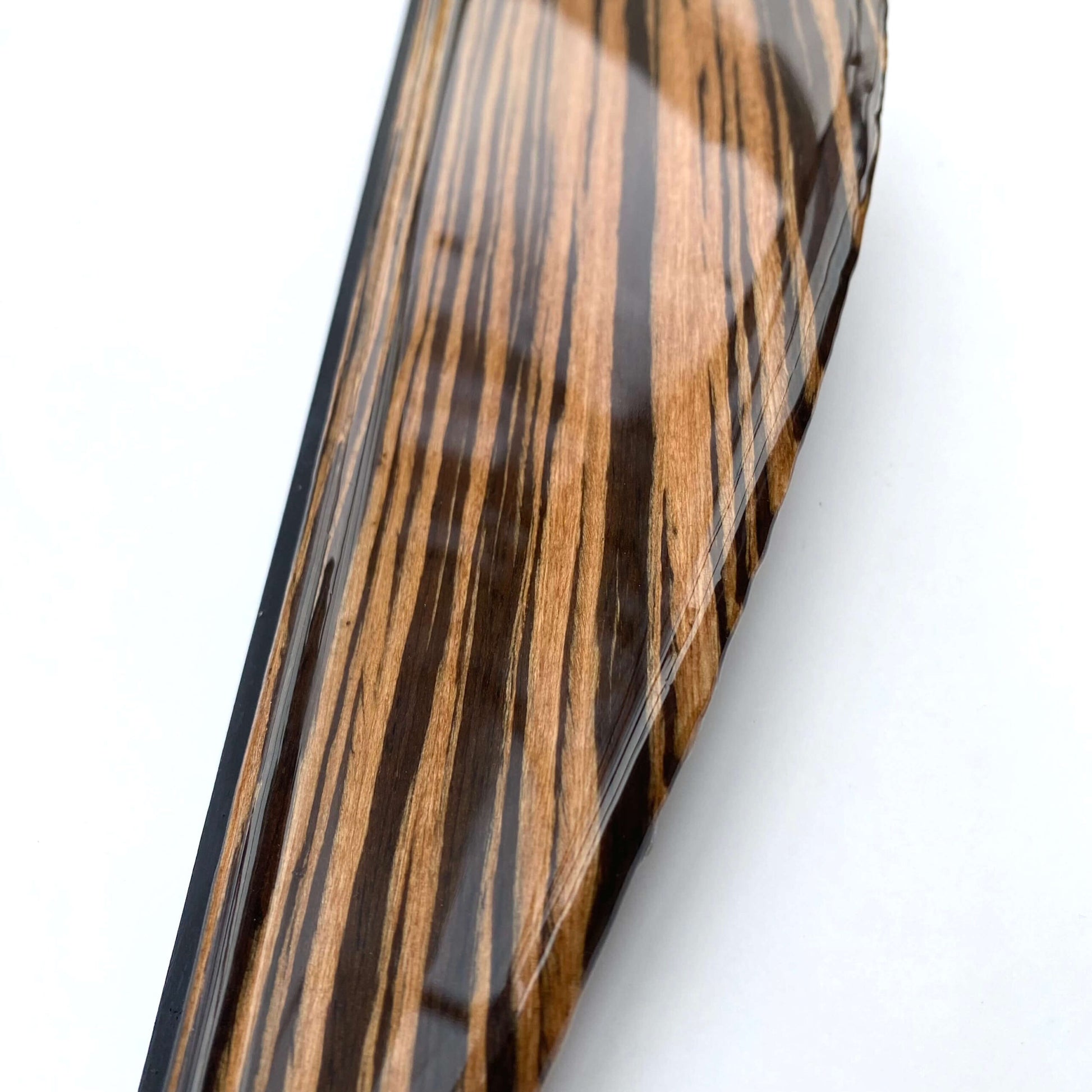 Mercedes W124 C124 Custom Gurt-/Zuführer-Seitenabdeckung links/rechts Zebrano Wood A1246921122 / A1246921222