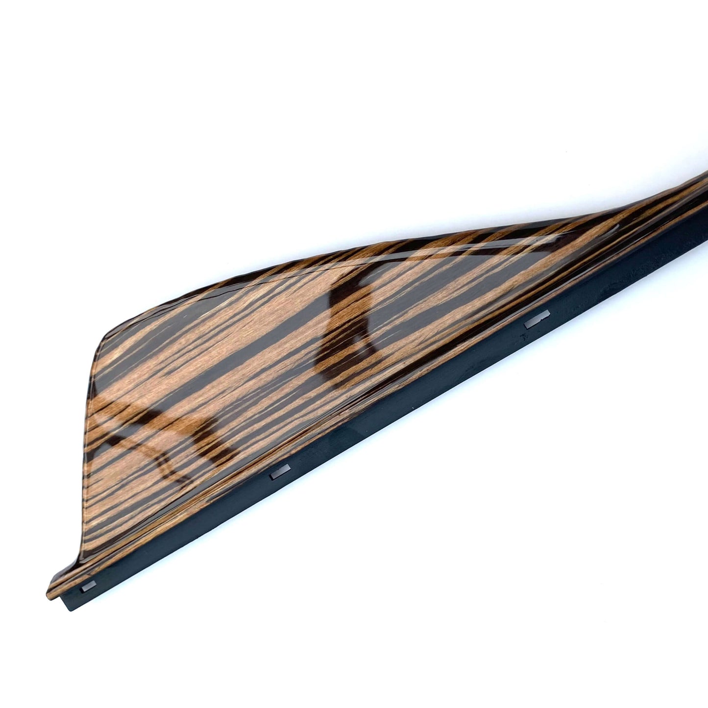 Mercedes W124 C124 Custom Gurt-/Zuführer-Seitenabdeckung links/rechts Zebrano Wood A1246921122 / A1246921222