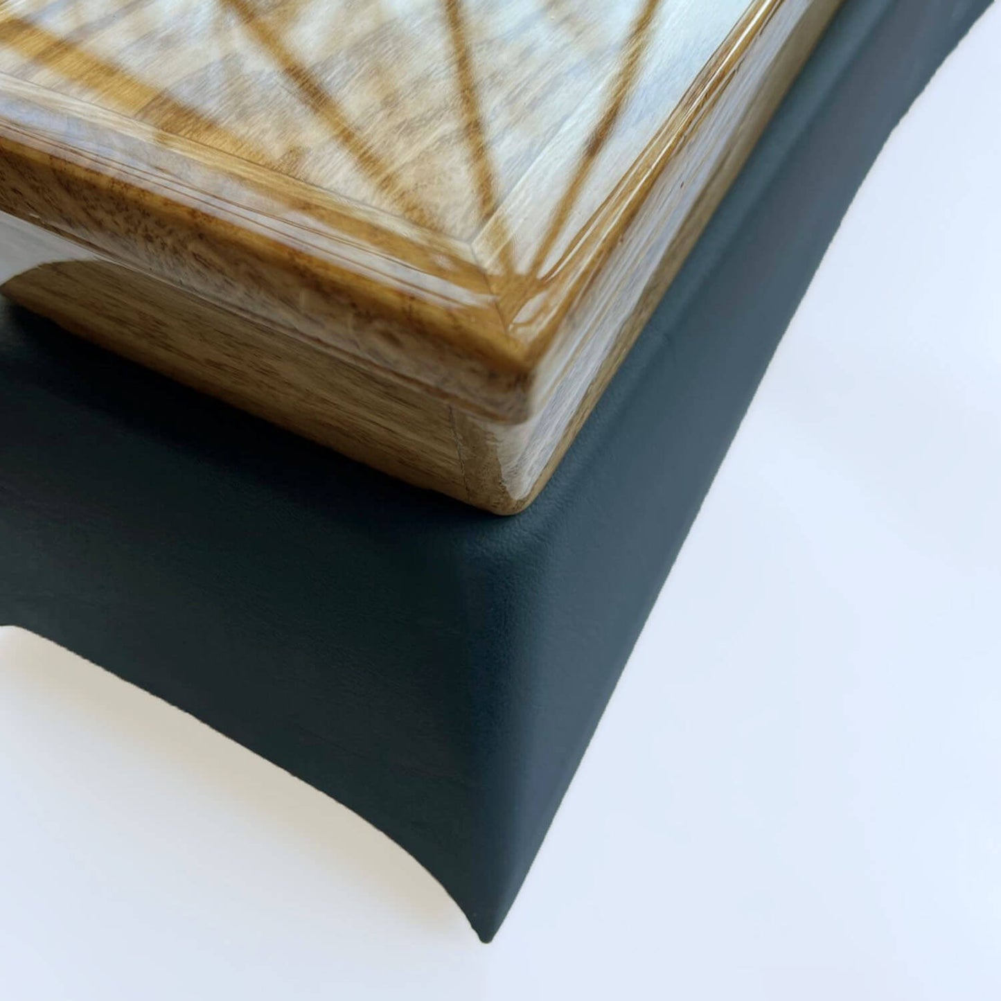 Mercedes W124 Central Console Armrest Wooden Box