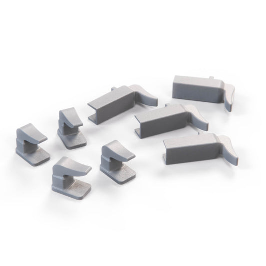 Mercedes W124 Door Handle Hook Repair Kit 8 Pieces Gray