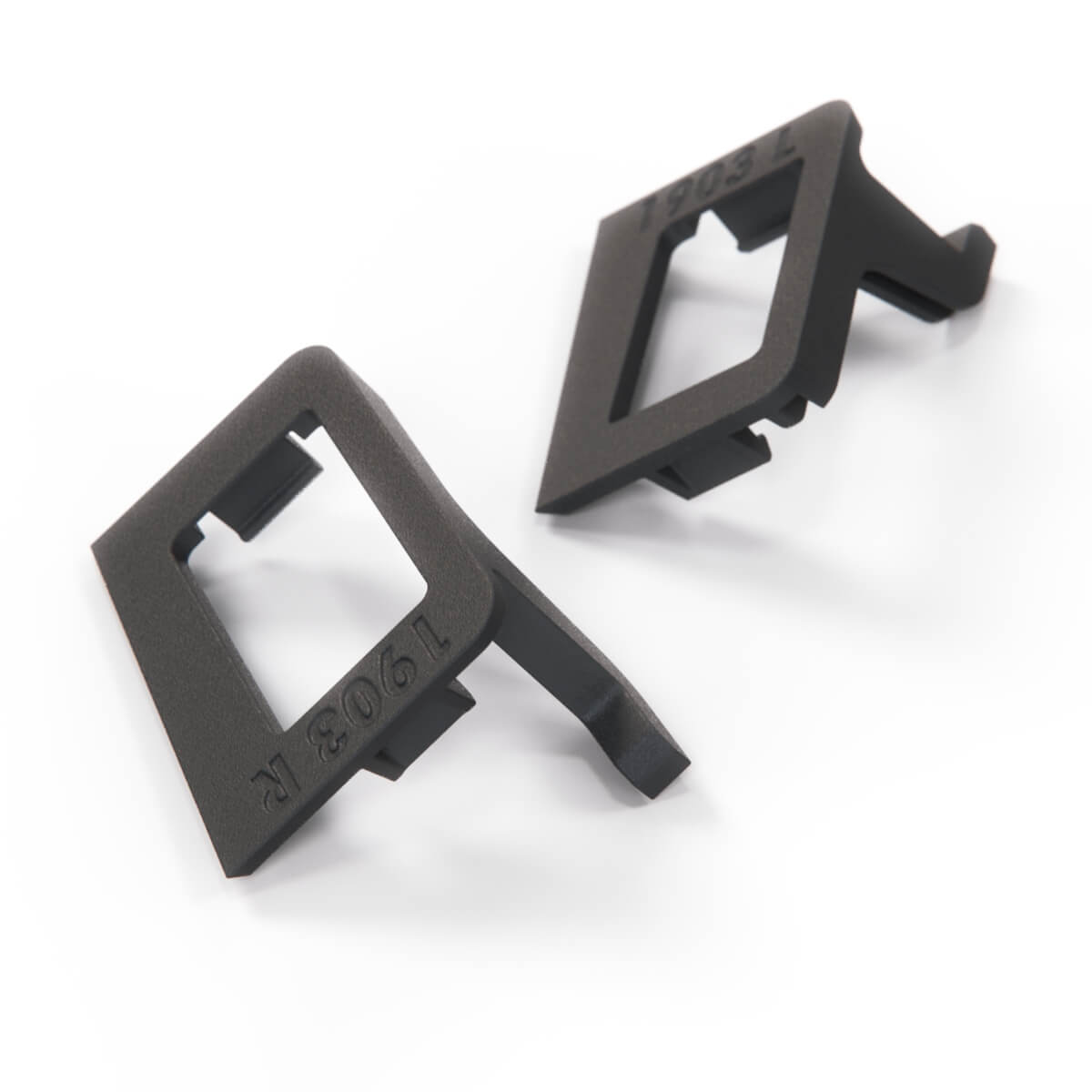 Mercedes W124 Repair Kit For Centre Console Verkleidung Bracket Left & Right schwarz A1246830225 & A1246830223