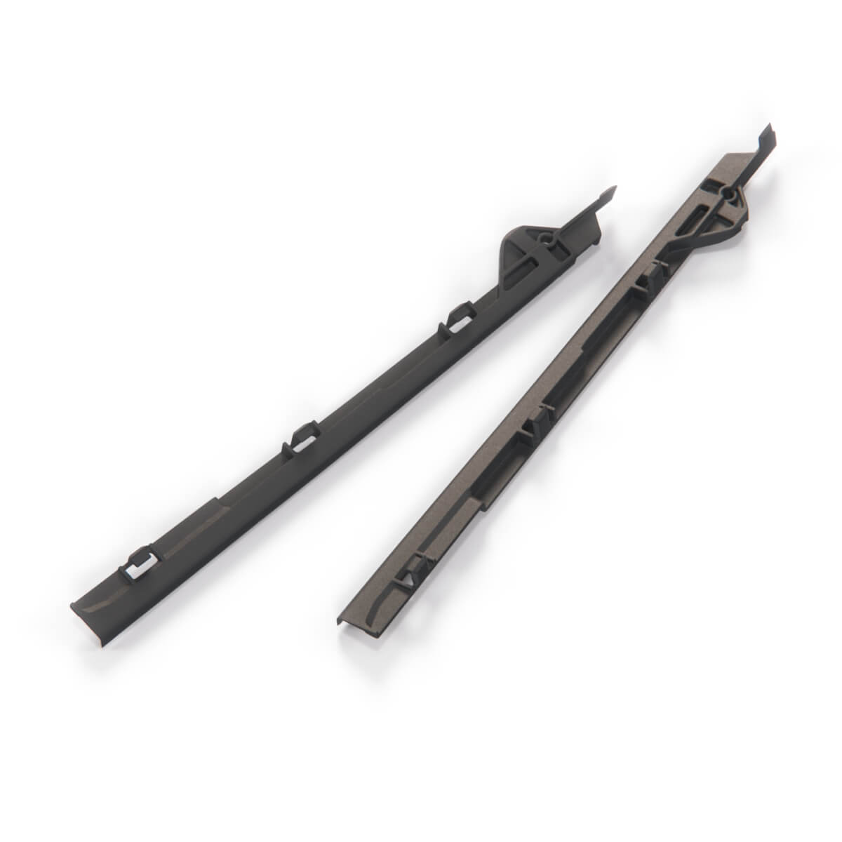 Mercedes W124 / W126 / W463 Sunroof Plastic Guide Rail Left And Right schwarz A1247820131 A1247820231