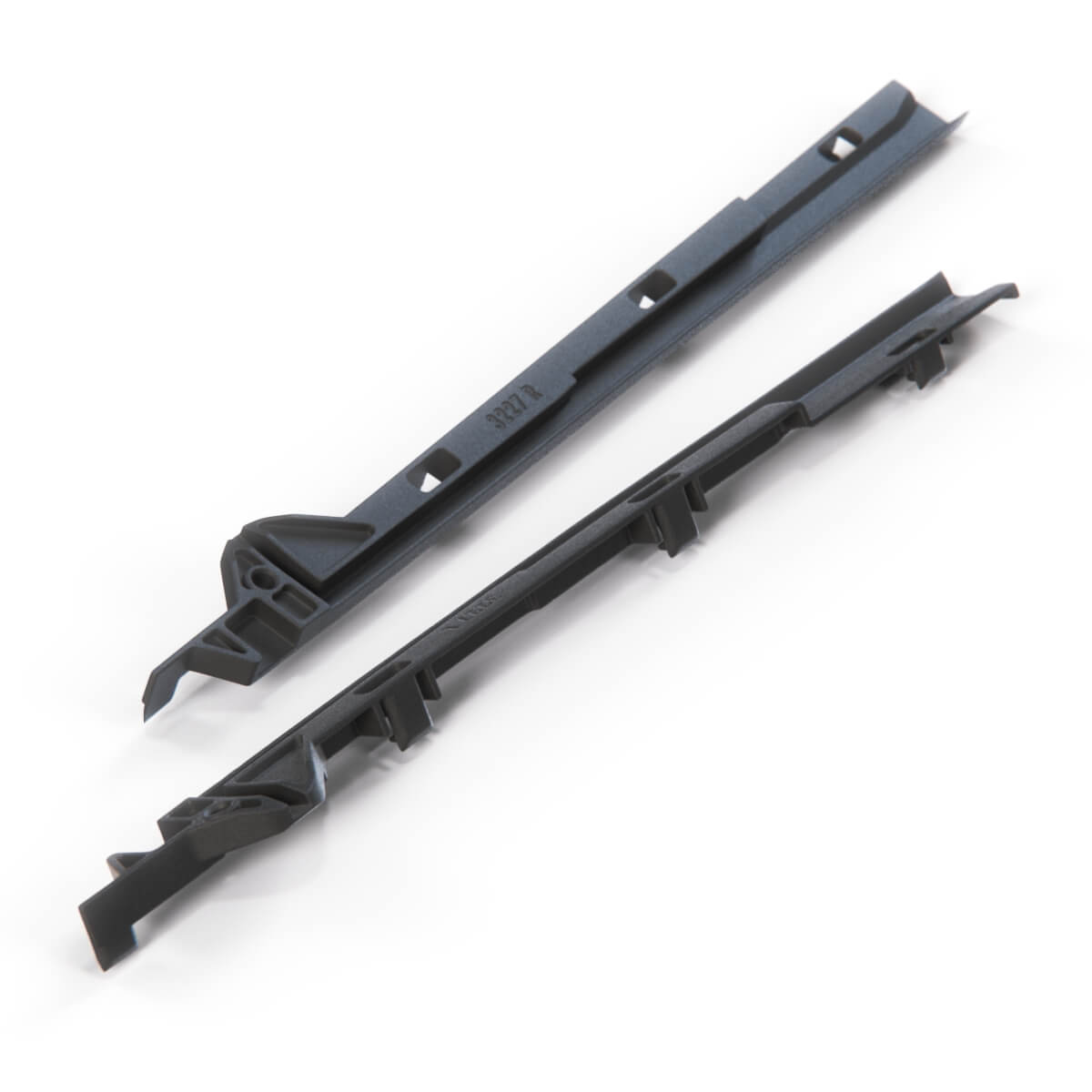 Mercedes W124 / W126 / W463 Sunroof Plastic Guide Rail Left And Right schwarz A1247820131 A1247820231