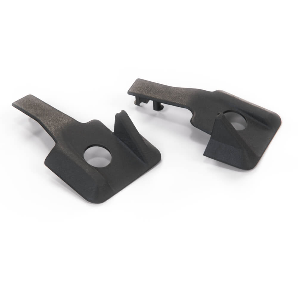Mercedes W124 W201 Power Seat Rail Verkleidungs Set Of 2 A1246840318 / A1246840418