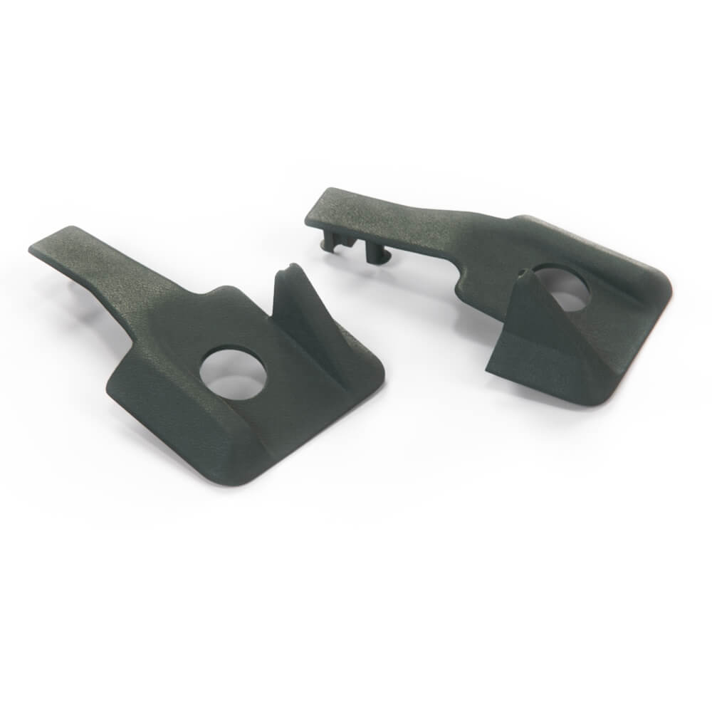 Mercedes W124 W201 Power Seat Rail Verkleidungs Set Of 2 A1246840318 / A1246840418