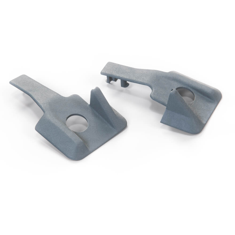 Mercedes W124 W201 Power Seat Rail Verkleidungs Set Of 2 A1246840318 / A1246840418