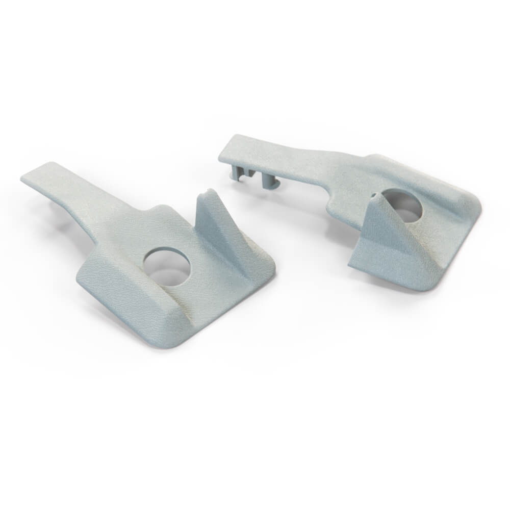 Mercedes W124 W201 Power Seat Rail Verkleidungs Set Of 2 A1246840318 / A1246840418