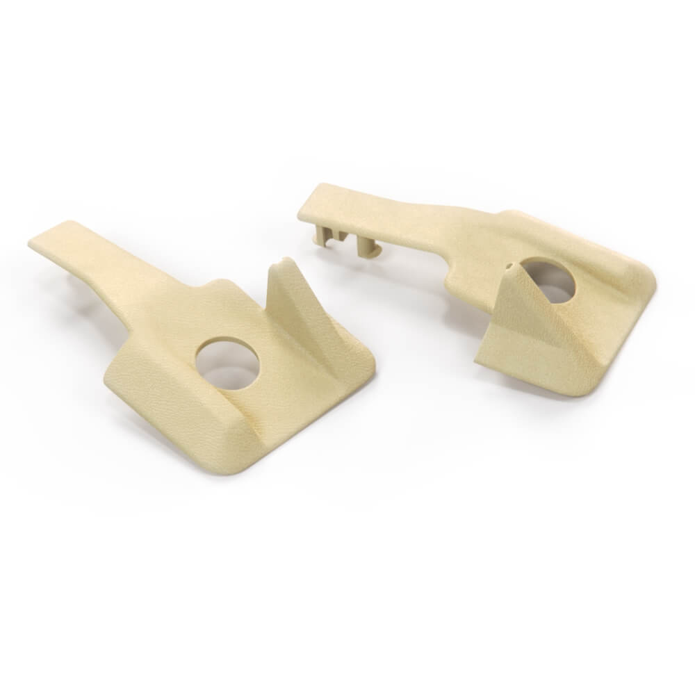 Mercedes W124 W201 Power Seat Rail Verkleidungs Set Of 2 A1246840318 / A1246840418