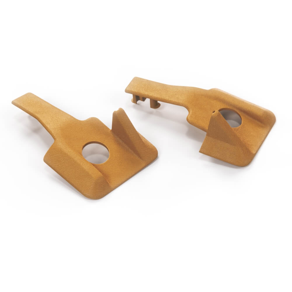 Mercedes W124 W201 Power Seat Rail Verkleidungs Set Of 2 A1246840318 / A1246840418