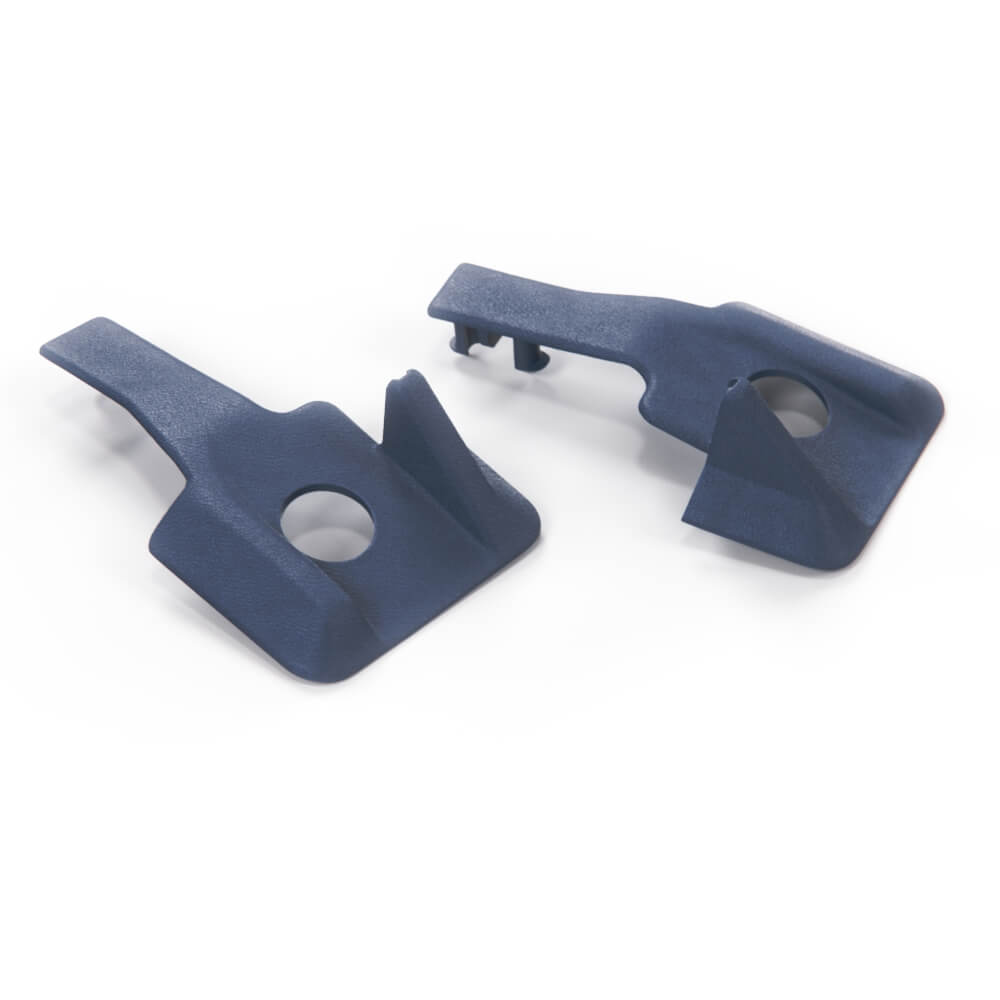 Mercedes W124 W201 Power Seat Rail Verkleidungs Set Of 2 A1246840318 / A1246840418