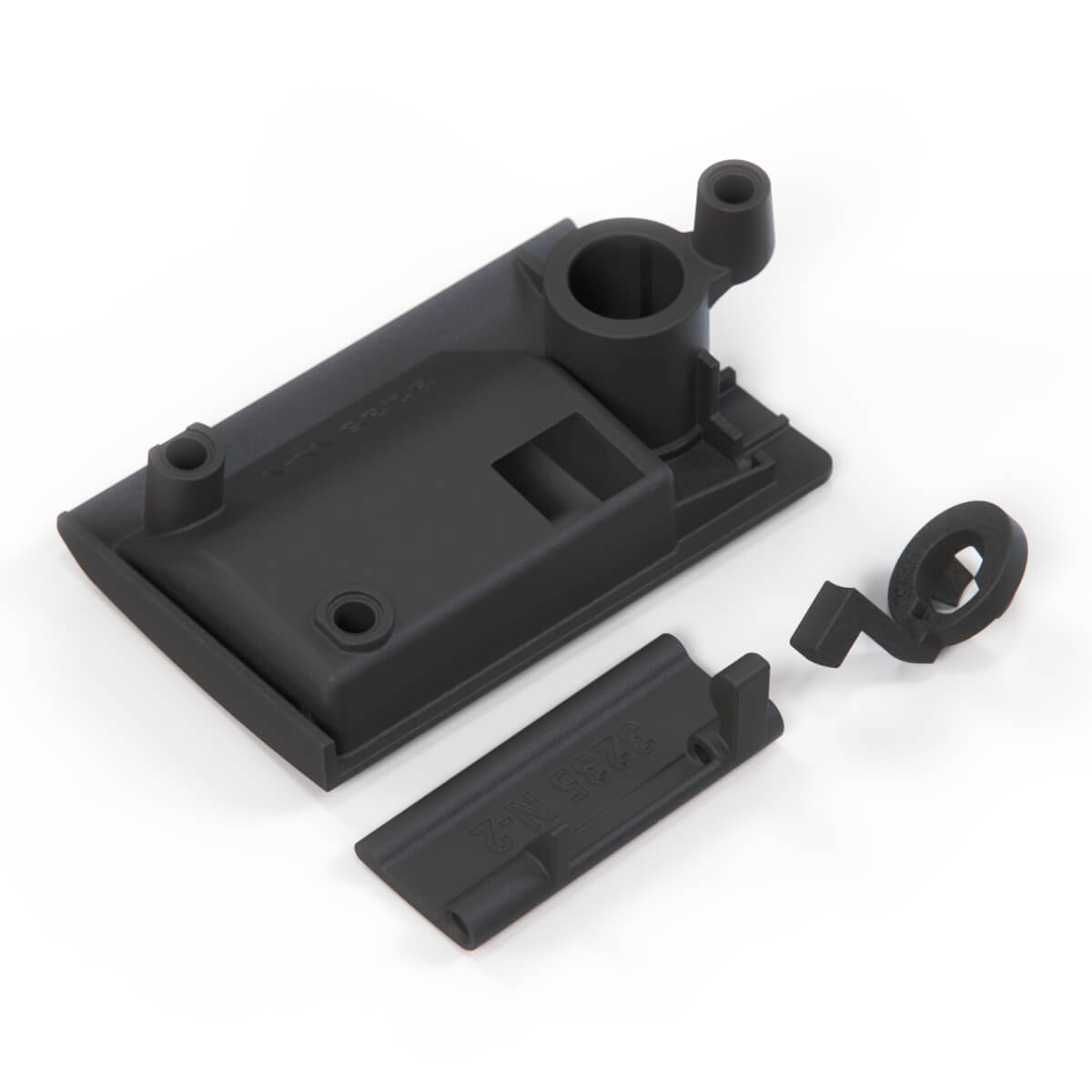 Mercedes W126 / C126 Glove Box Lock Handle schwarz A1266800184 (2 Versions)
